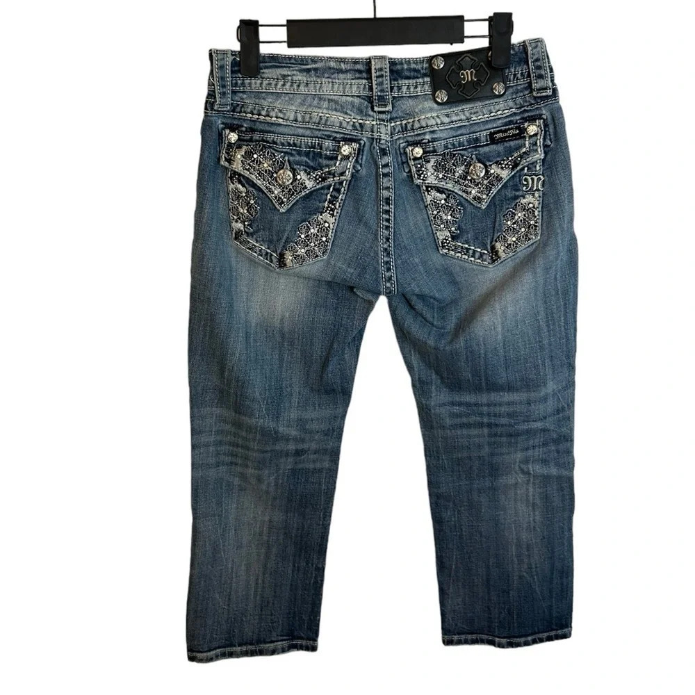 Miss Me Y2K Cuffed Capri Jeans
